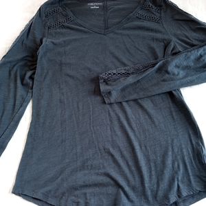 Maurices L grey long sleeve top